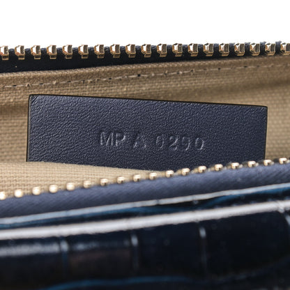 Givenchy Calfskin Crocodile Embossed Small Antigona Navy 7 of 9
