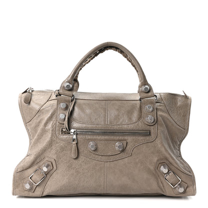 Balenciaga Agneau Giant 21 Silver Hardware Work Papyrus 1 of 12