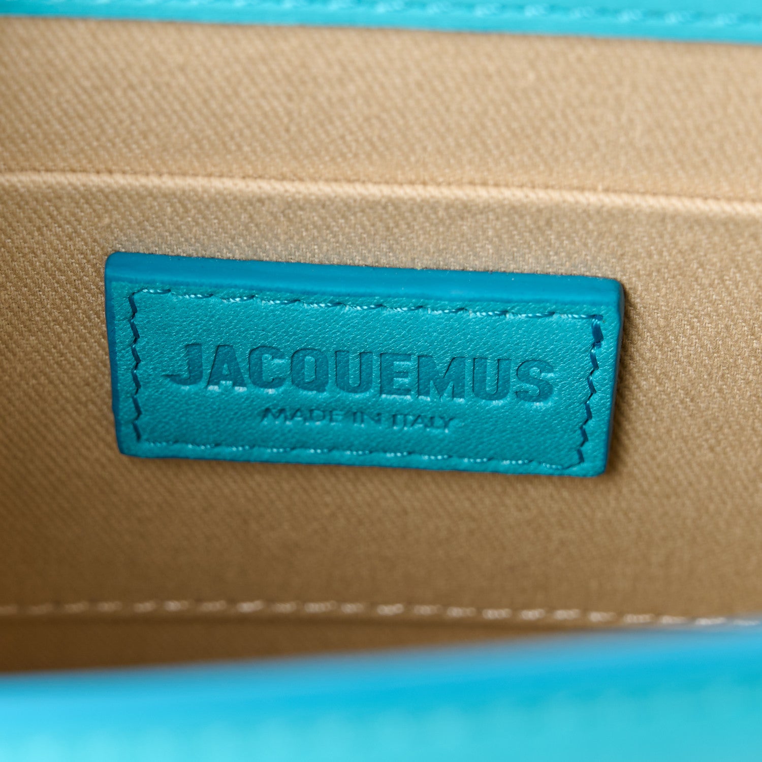Jacquemus Smooth Calfskin Le Chiquito Moyen Turquoise 6 of 11