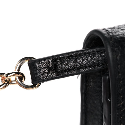 Burberry Soft Grain Embossed Hampshire Wallet on Chain Black 14 of 19