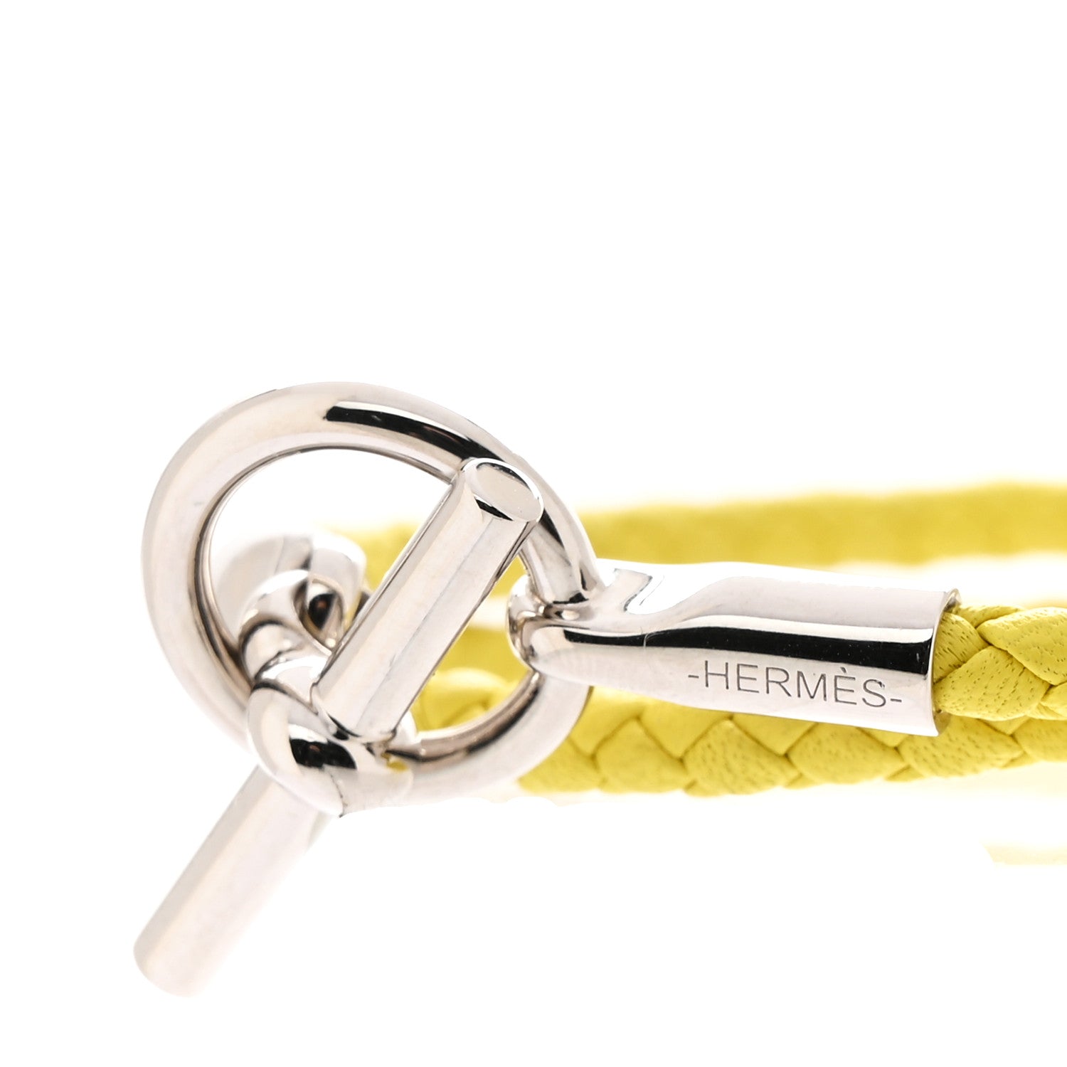 Hermes Swift Glenan Double Tour Bracelet Lime 4 of 5