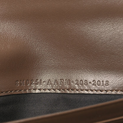 Fendi Vitello Soft F is Fendi Bi-Color FF 1974 Embossed Continental Envelope Wallet Maya Black 7 of 8