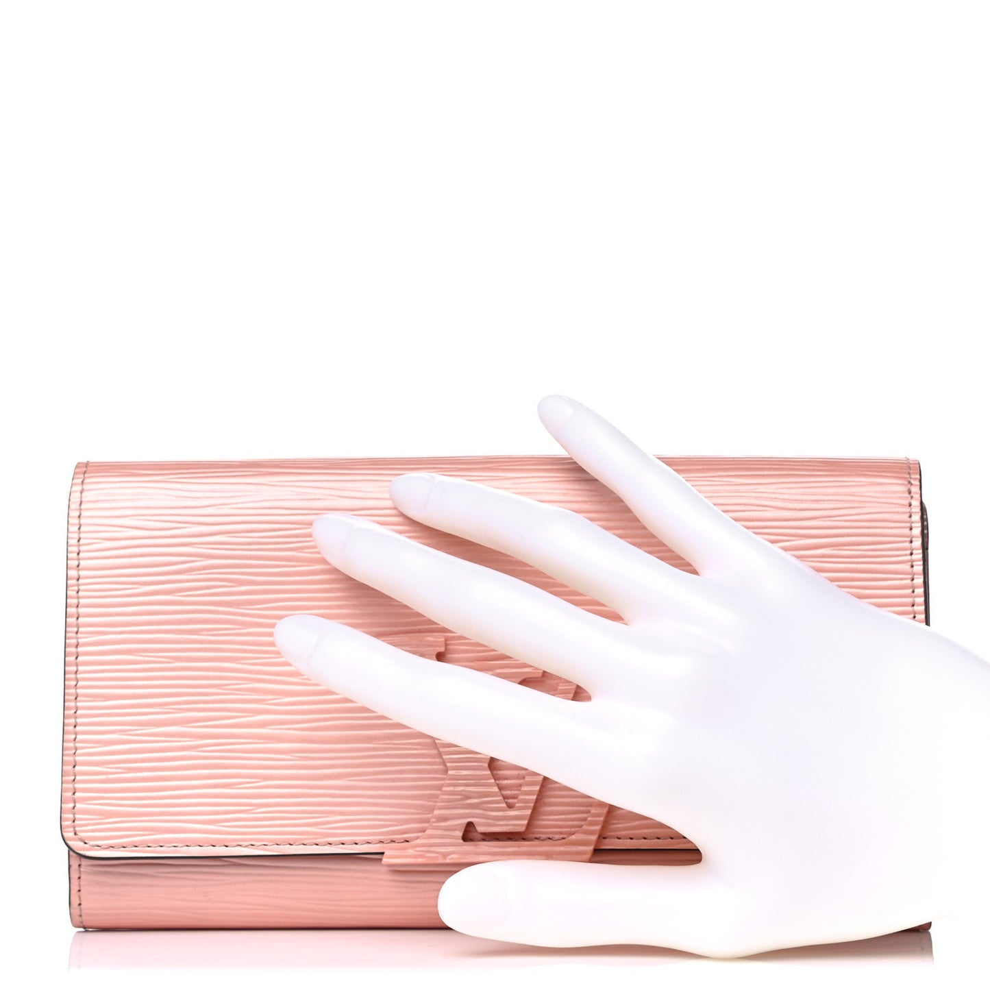Epi Louise Wallet Rose Nacre