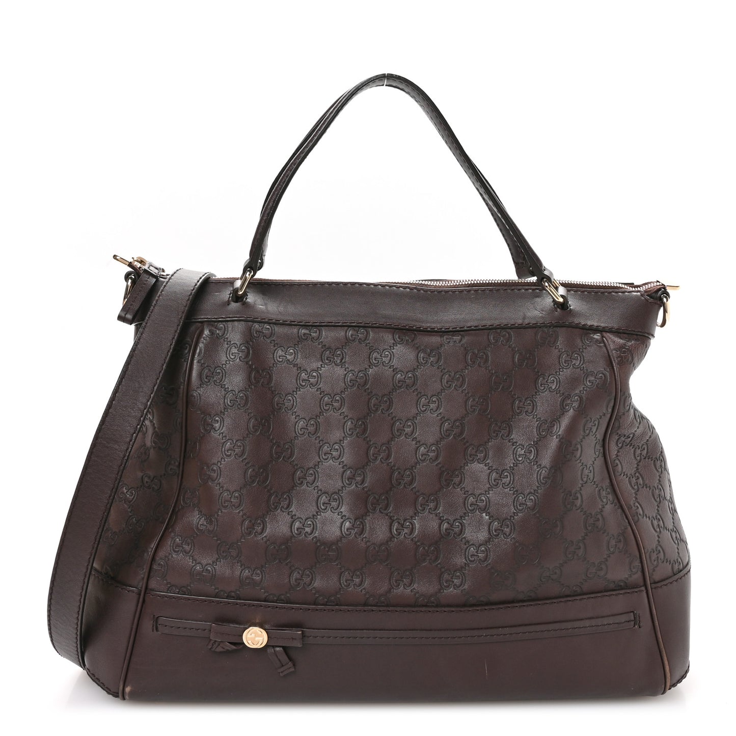 Guccissima Mayfair Tote Brown