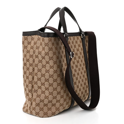 Gucci GG Monogram Large Joy Tote Bag Dark Brown 3 of 10
