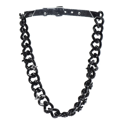 Louis Vuitton Metal Black As Knight Chain Necklace Black 3 of 7