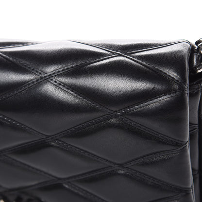 Louis Vuitton Lambskin Malletage GO-14 MM Black 11 of 12