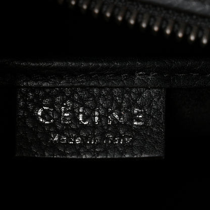 Celine Drummed Calfskin Nano Luggage Black 6 of 11