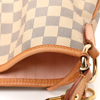 Louis Vuitton Damier Azur Delightful MM Rose Ballerine 11 of 20