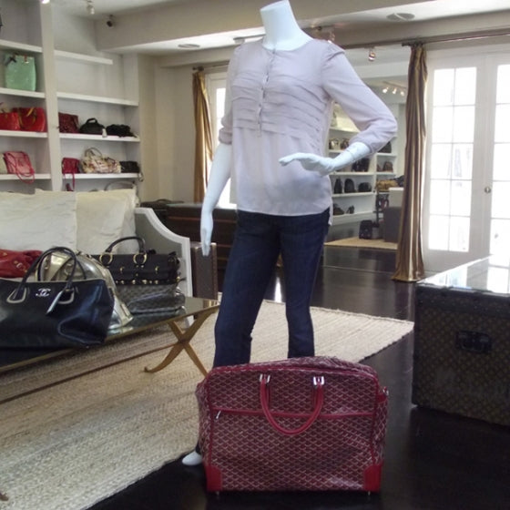 Goyard Porte Habit Garment Bag Red 2 of 11