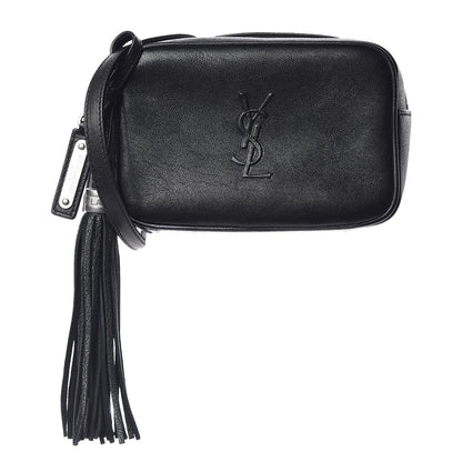 Saint Laurent Lambskin Monogram Lou Belt Bag Black 1 of 9