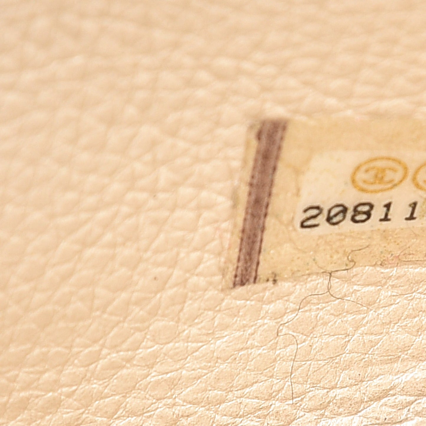 Metallic Calfskin Quilted Small CC Zip Around Wallet Pearl