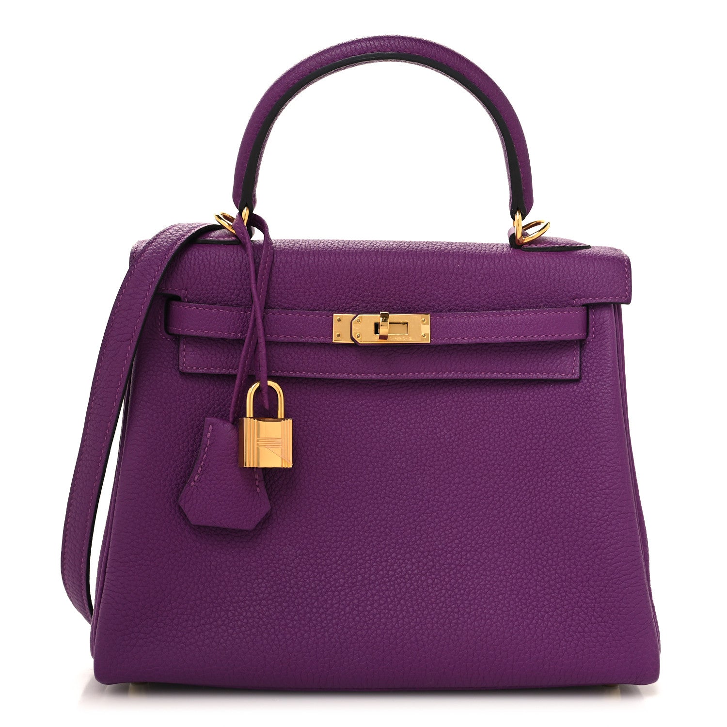 Hermes Togo Horseshoe Kelly Retourne 25 Anemone 1 of 13