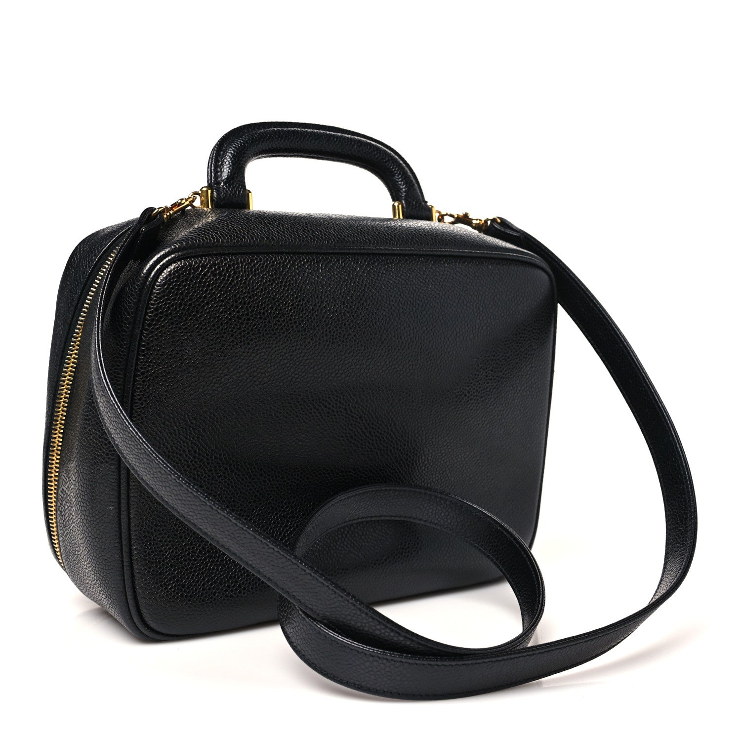 Chanel Caviar Timeless CC Vanity Case Black 3 of 11