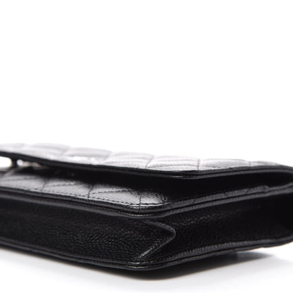 Chanel Caviar Quilted Wallet On Chain WOC Black 7 of 12