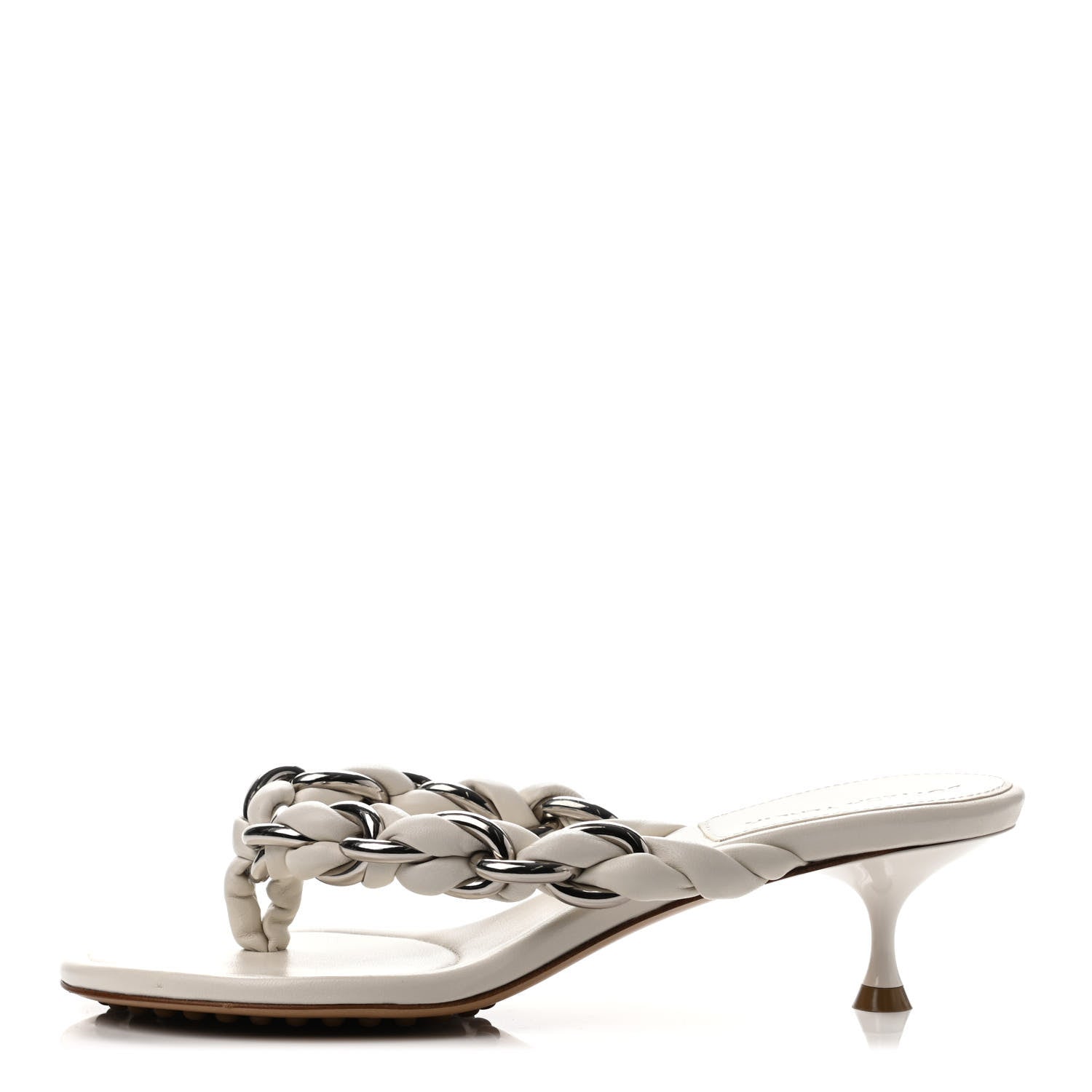 Bottega Veneta Nappa Dot Sandals 37.5 String 1 of 4