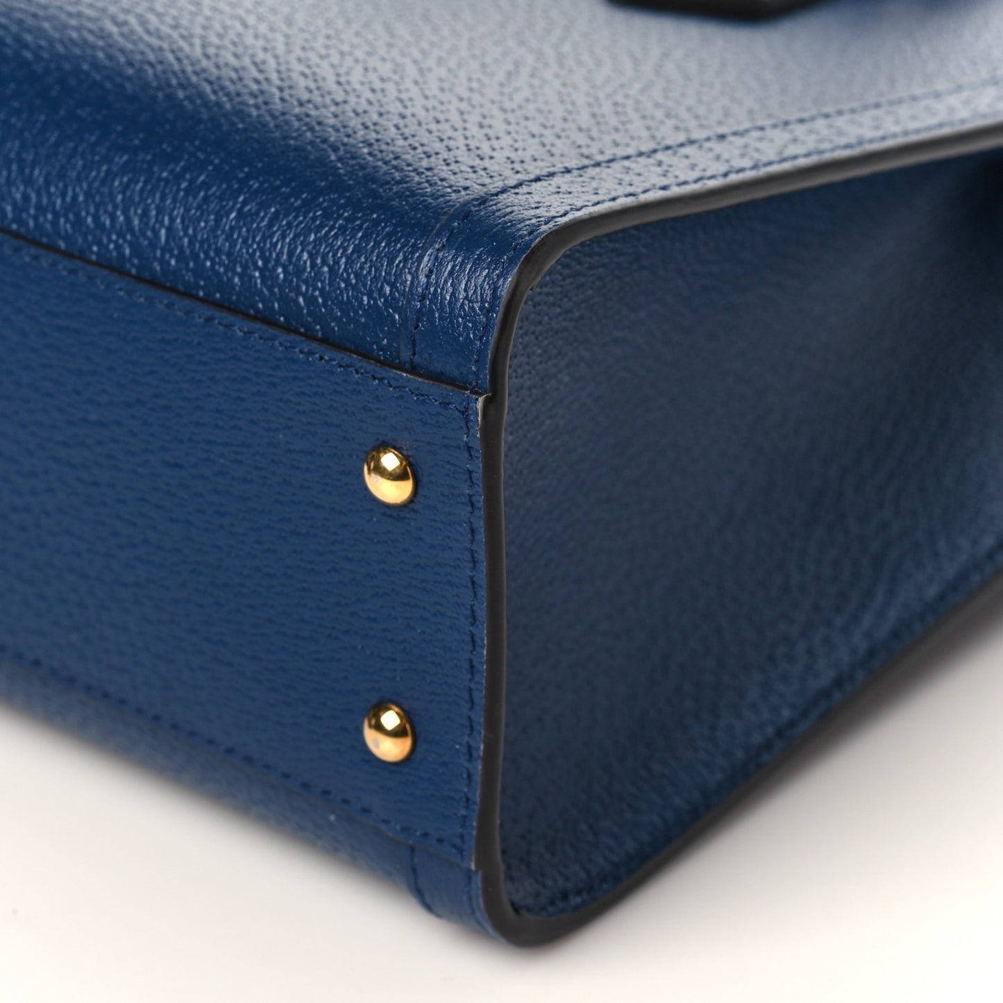 Textured Dollar Calfskin Web Small Diana Tote Bag Royal Crop