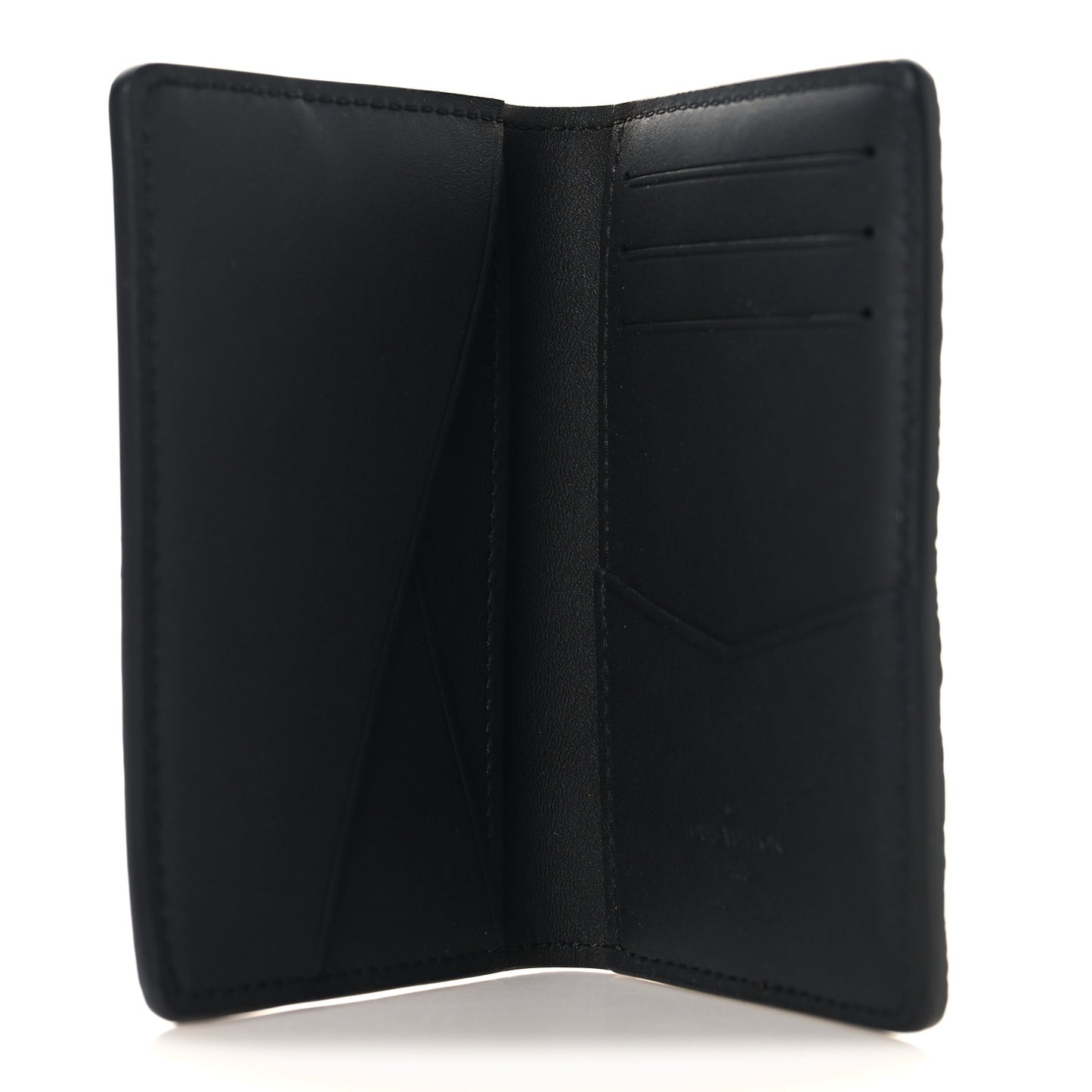 Taurillon Monogram Pocket Organizer NM Lime