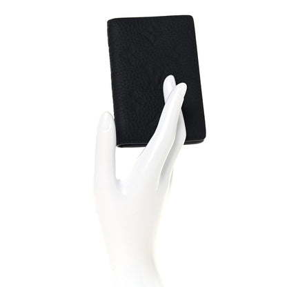 Louis Vuitton Taurillon Monogram Pocket Organizer Black 2 of 7