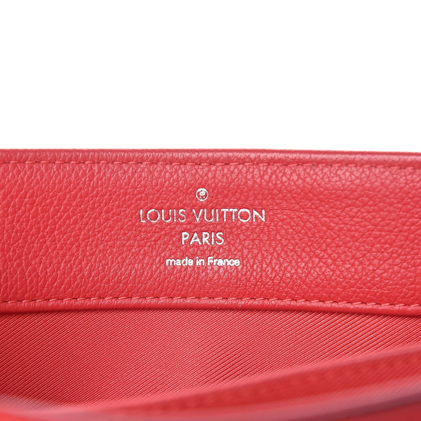 Soft Calfskin Lockme II Top Handle Rubis