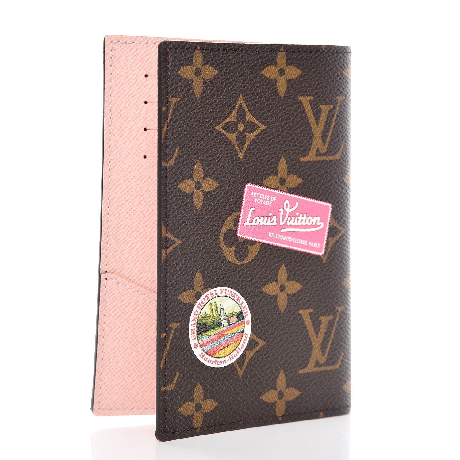 Louis Vuitton Monogram My LV World Tour Passport Cover Rose Ballerine 3 of 11