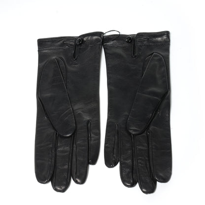 Louis Vuitton Lambskin Lady Gloves Black Size 7 2 of 4