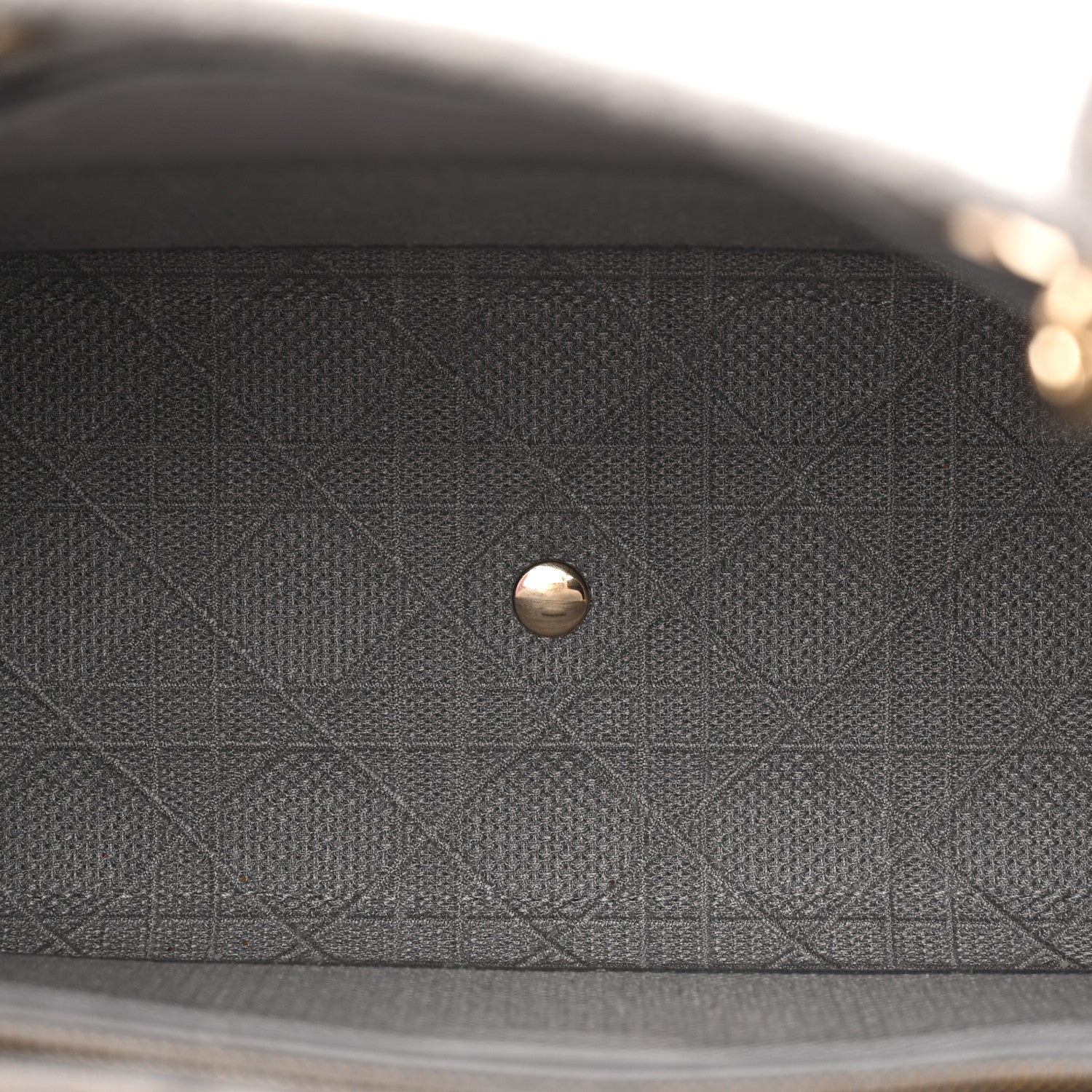 Christian Dior Canvas Embroidered Cannage Lady D-Lite Gray 5 of 16