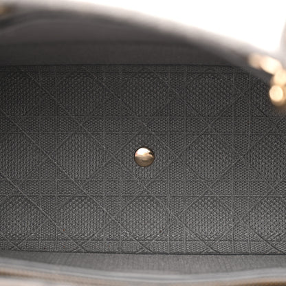 Christian Dior Canvas Embroidered Cannage Lady D-Lite Gray 5 of 16