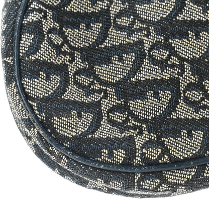 Christian Dior Monogram Mini Saddle Pochette Navy 7 of 12