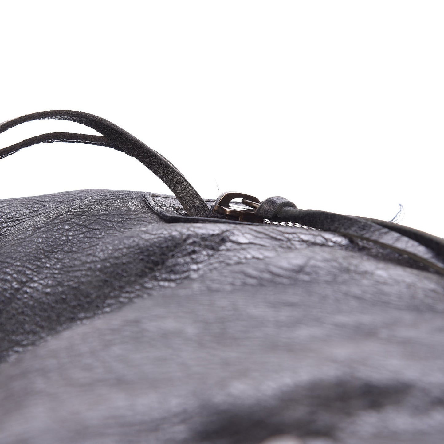 Agneau Classic Hardware Day Hobo Black