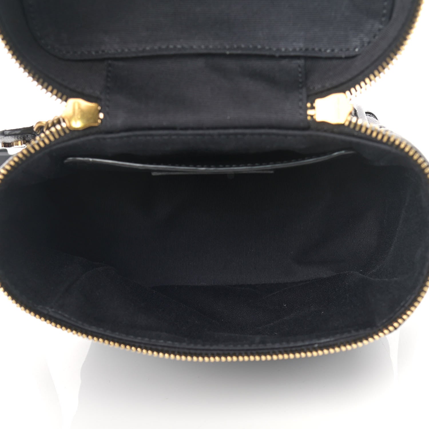 Saint Laurent Grain de Poudre Quilted 80's Vanity Bag Black 5 of 9