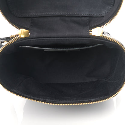 Saint Laurent Grain de Poudre Quilted 80's Vanity Bag Black 5 of 9