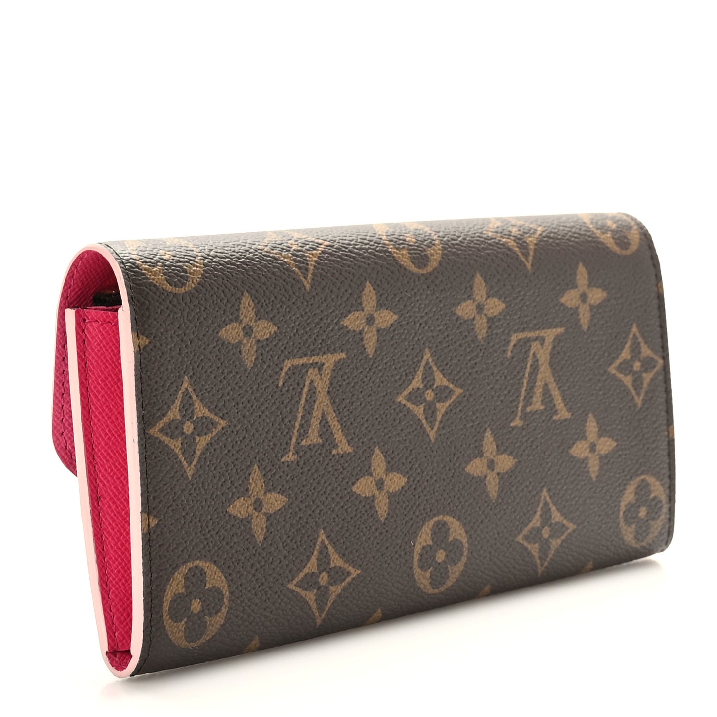 Monogram Bloom Flower Emilie Wallet Fuchsia