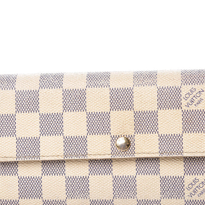Louis Vuitton Damier Azur Sarah Wallet 13 of 15