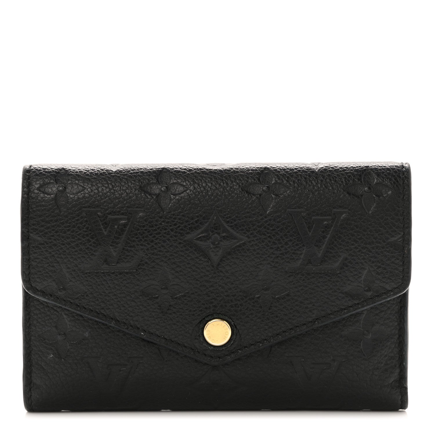 Louis Vuitton Empreinte Compact Curieuse Wallet Black 1 of 7