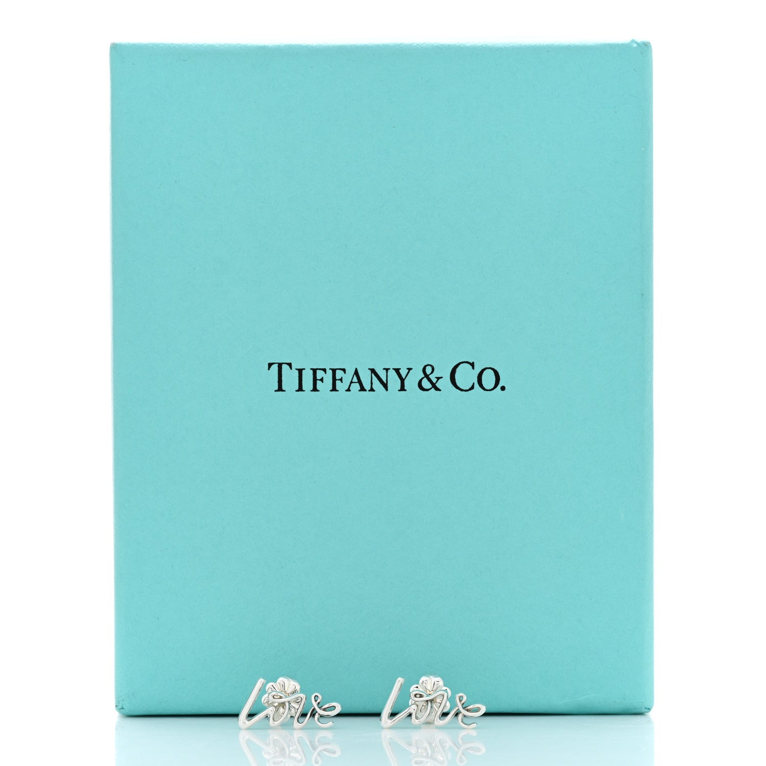 Tiffany Sterling Silver Paloma's Graffiti Kiss Earrings 6 of 6