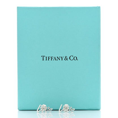 Tiffany Sterling Silver Paloma's Graffiti Kiss Earrings 6 of 6