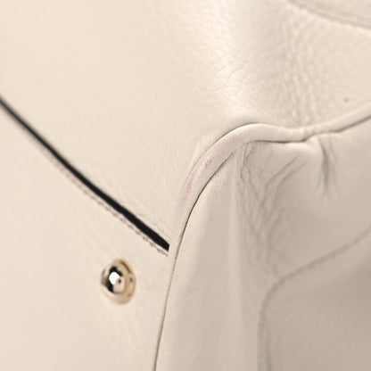 Gucci Grained Calfskin Medium Diana Bamboo Top Handle Tote Ivory 8 of 13