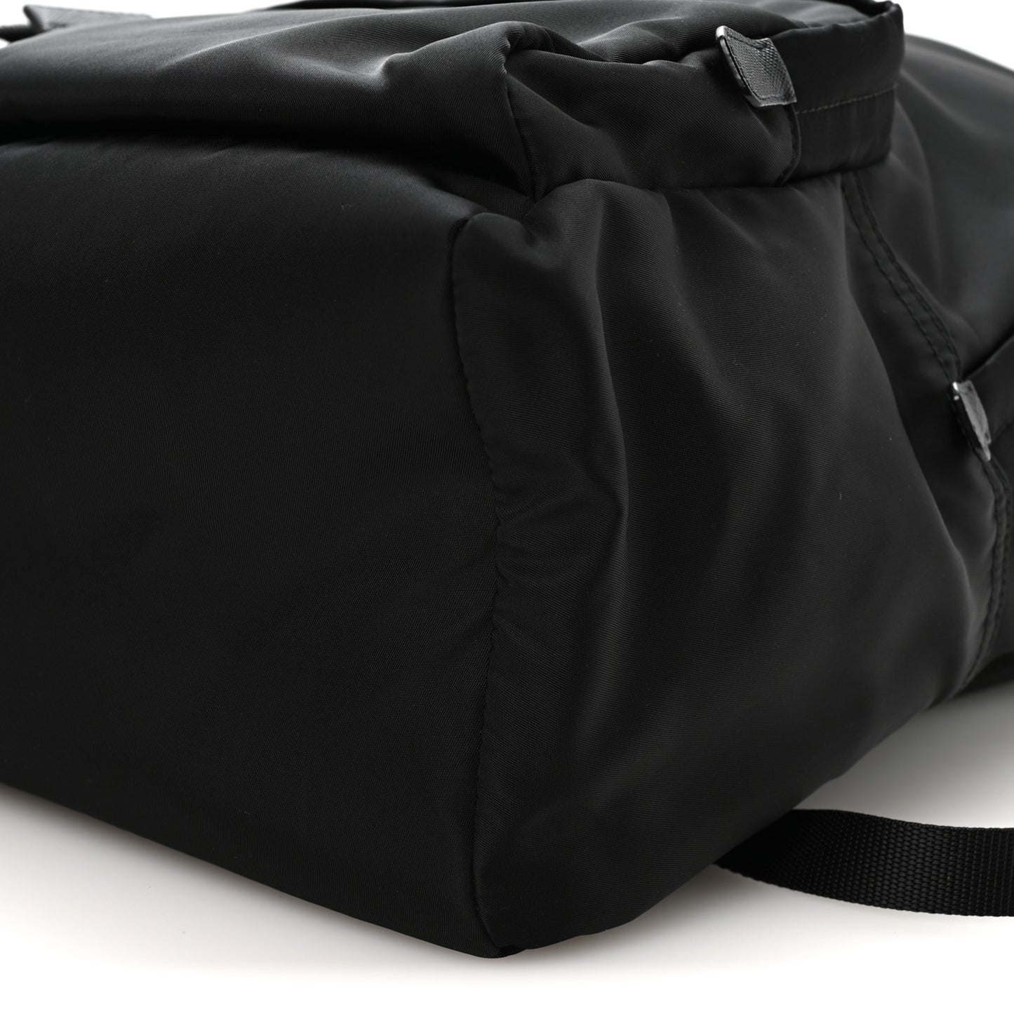 Tessuto Nylon Saffiano Day Backpack Black