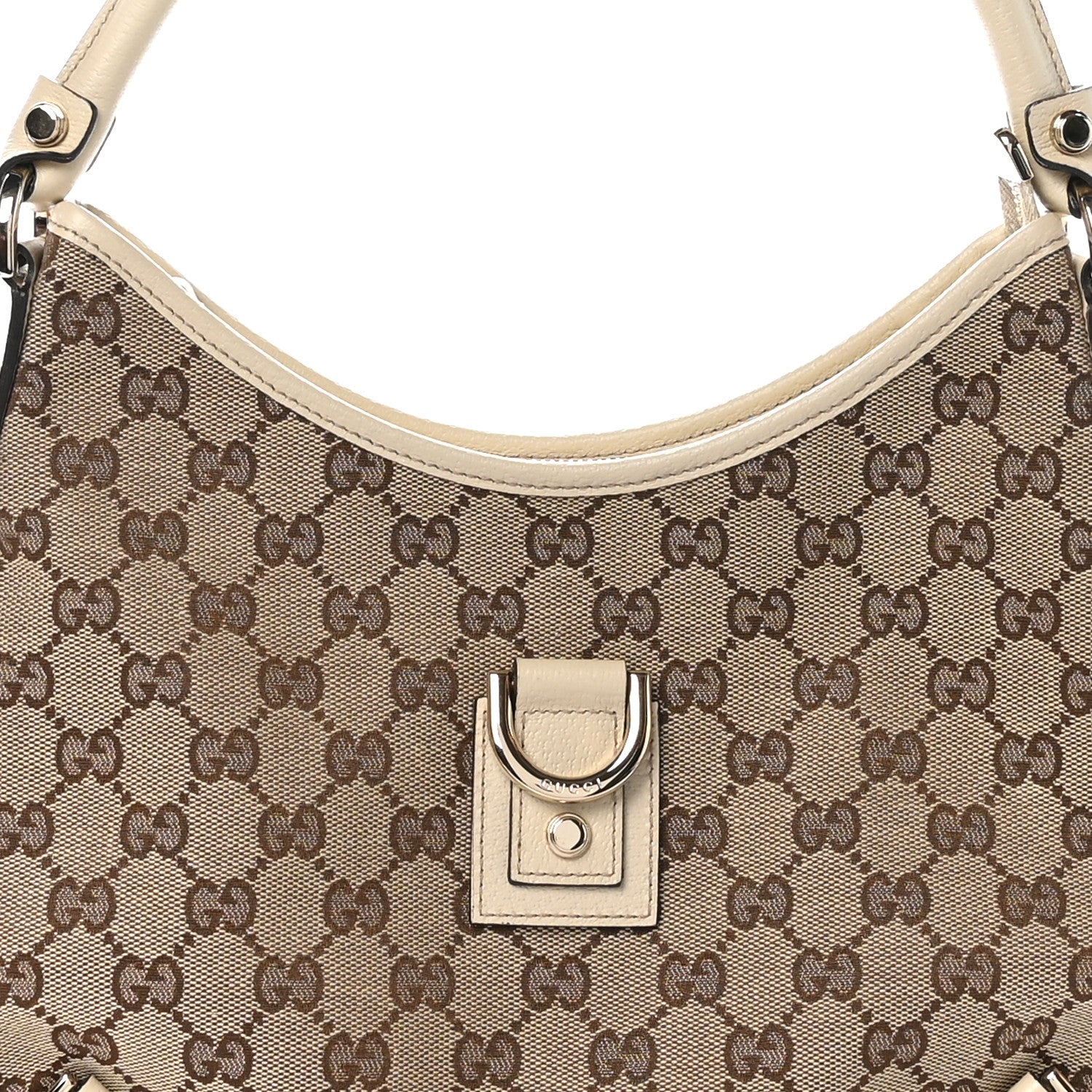 Gucci Monogram Medium Abbey D Ring Hobo Off White 8 of 11