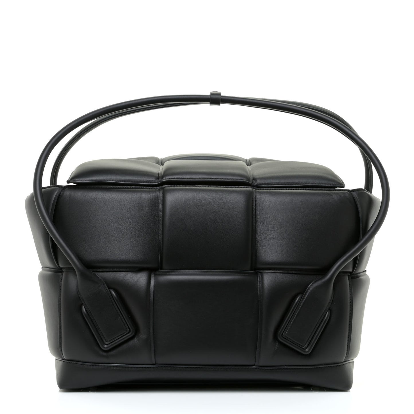 Nappa Maxi Intrecciato Padded Large Arco Black