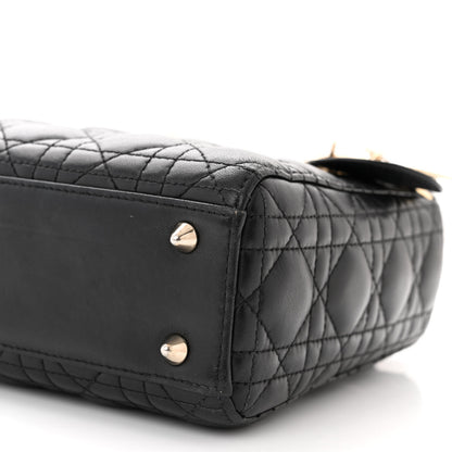 Christian Dior Lambskin Cannage Small My ABCDior Lady Dior Black 10 of 13