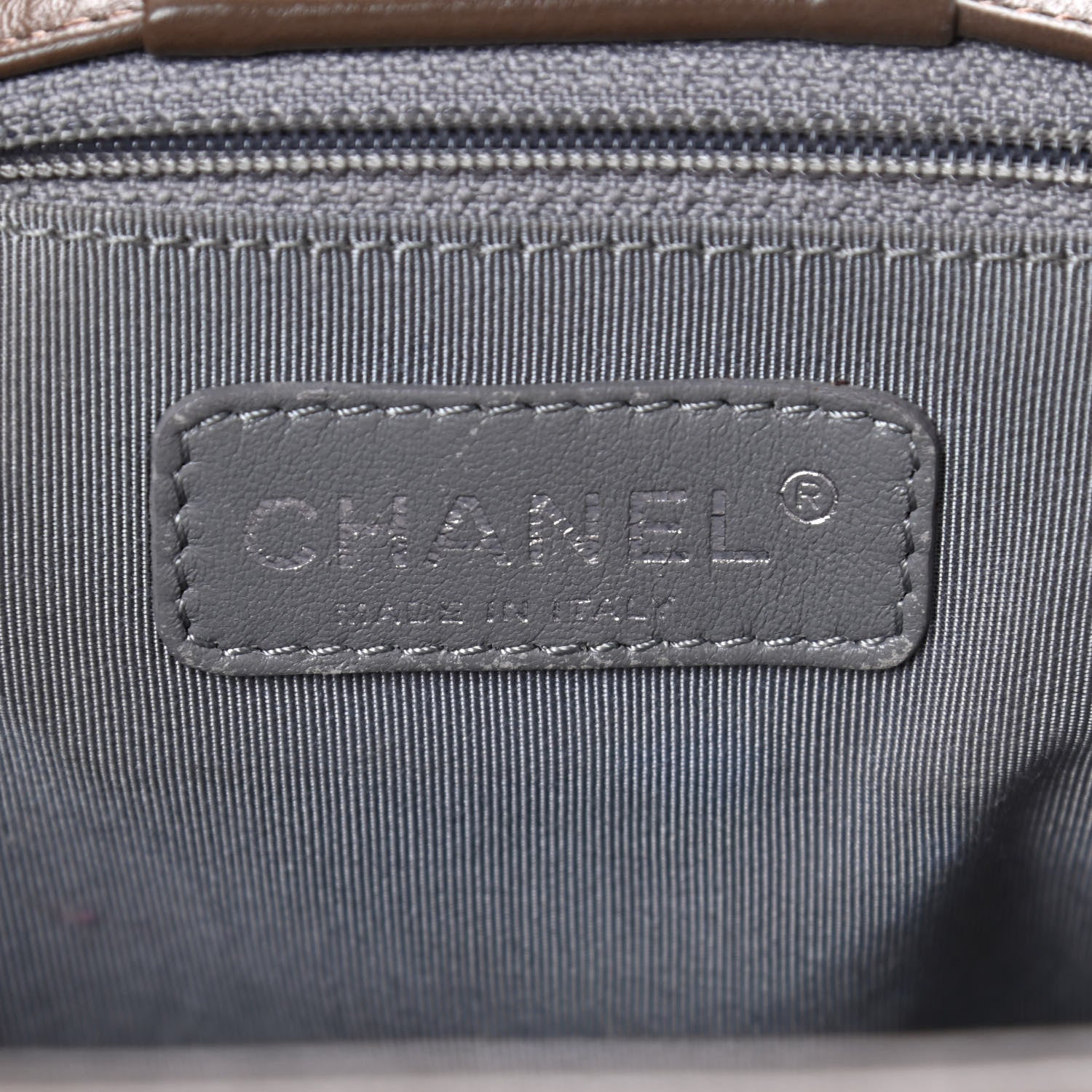 Chanel Deerskin Cerf Executive Shopper Tote Brown 8 of 12
