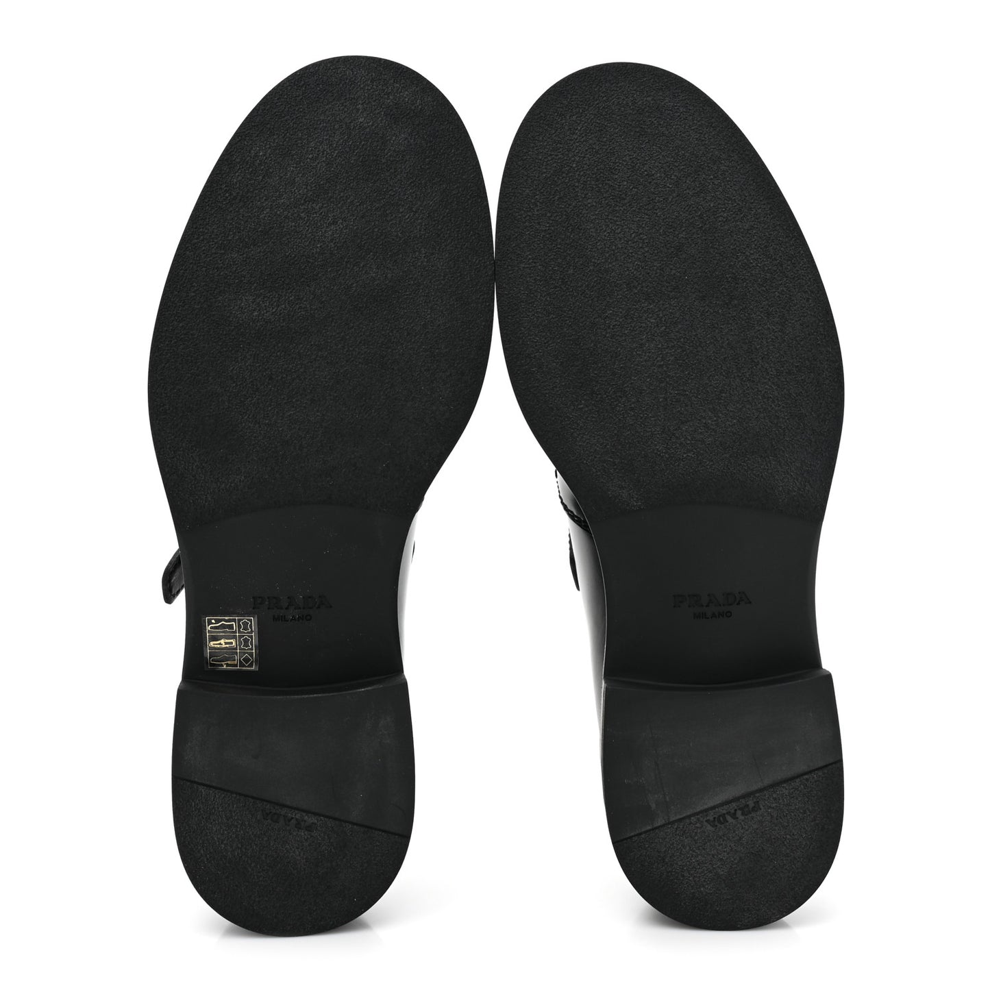 Spazzolato Mary Jane T Strap 40mm Loafers 10.5 Black