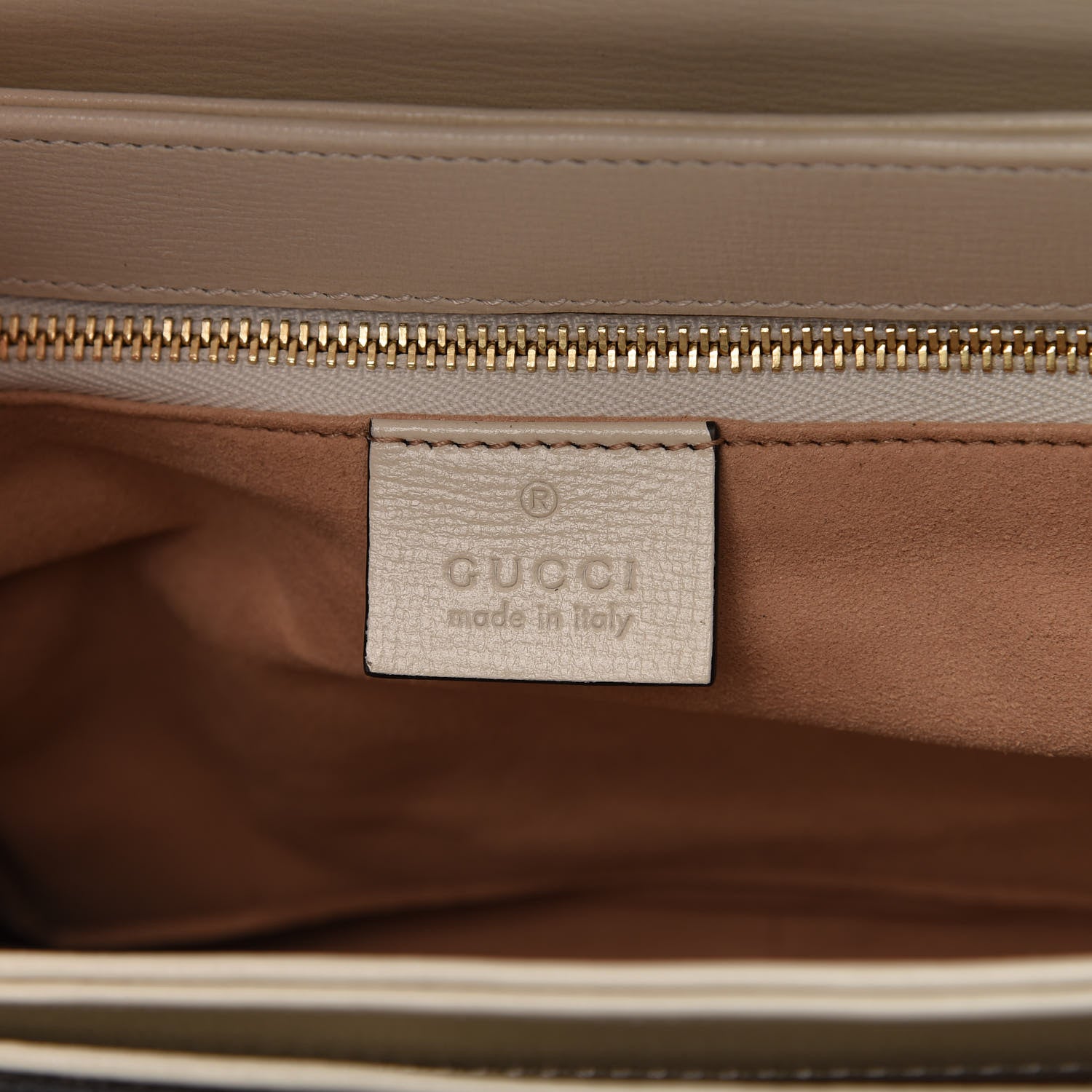 Gucci Azalea Calfskin Horsebit 1955 Shoulder Bag Mystic White 6 of 10