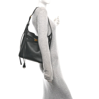 Balenciaga Smooth Calfskin Small Bel Air Hobo Bag Black 2 of 9