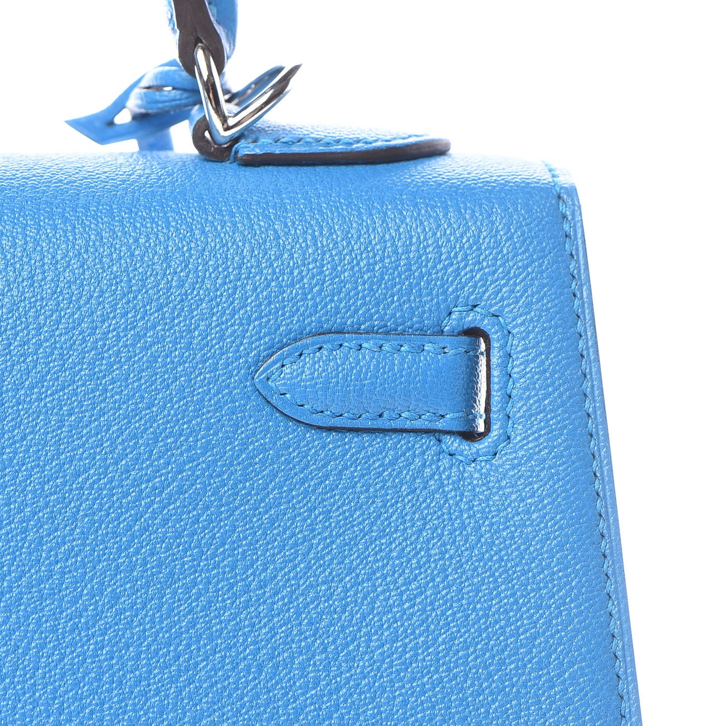 Chevre Chandra Kelly Sellier 25 Bleu Zanzibar
