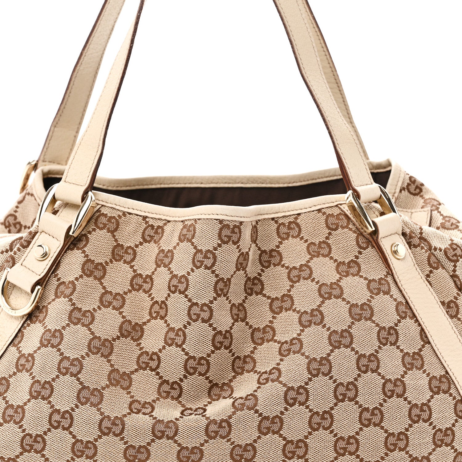 Gucci Monogram Medium Abbey Shoulder Bag Off White 8 of 10