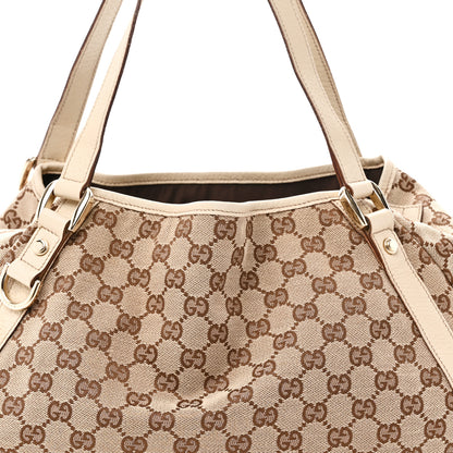 Gucci Monogram Medium Abbey Shoulder Bag Off White 8 of 10