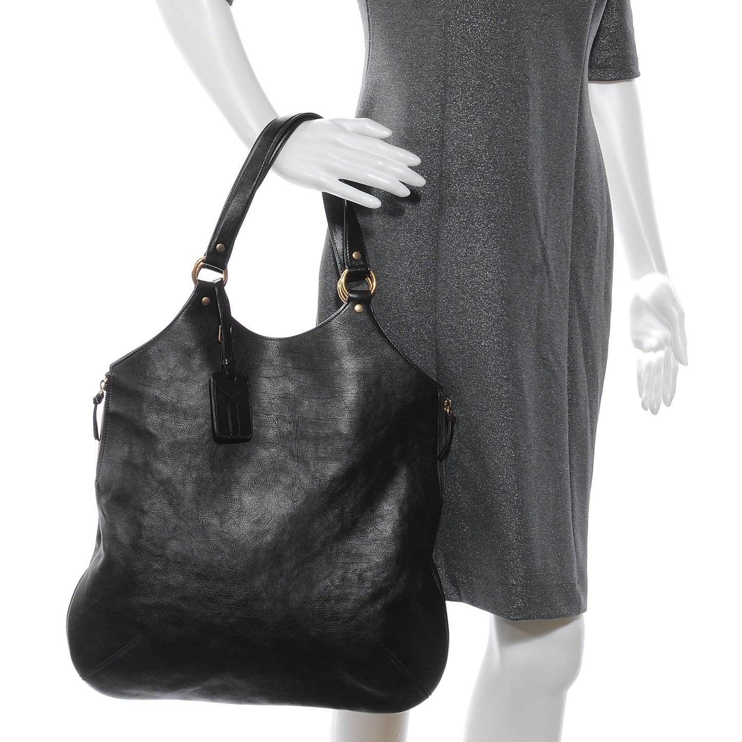 Calfskin Tribute Tote Brown